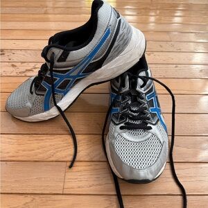 ASICS Men's Athletic Shoes in Gray and Blue Size 11